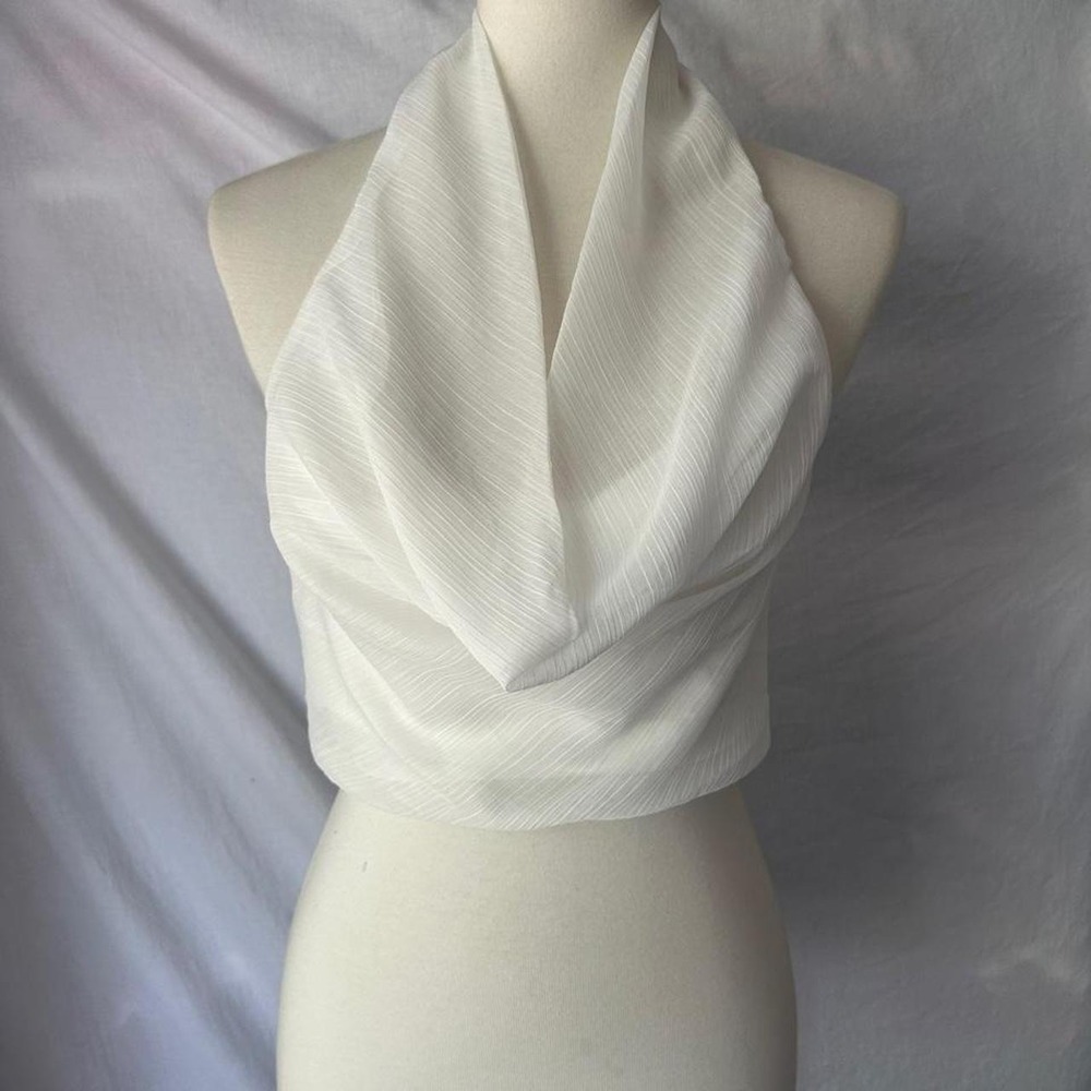 SNDYS white halter top - brand new